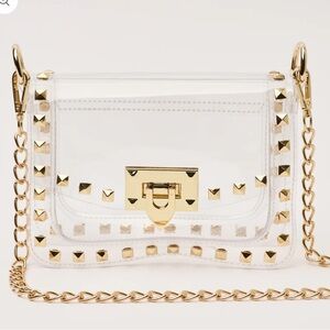 Clearly Handbags “Jackie in Gold”